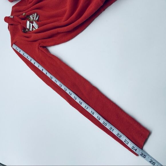 Banana Republic Italian Yarn Peplum Sweater SMALL - Picture 8 of 11